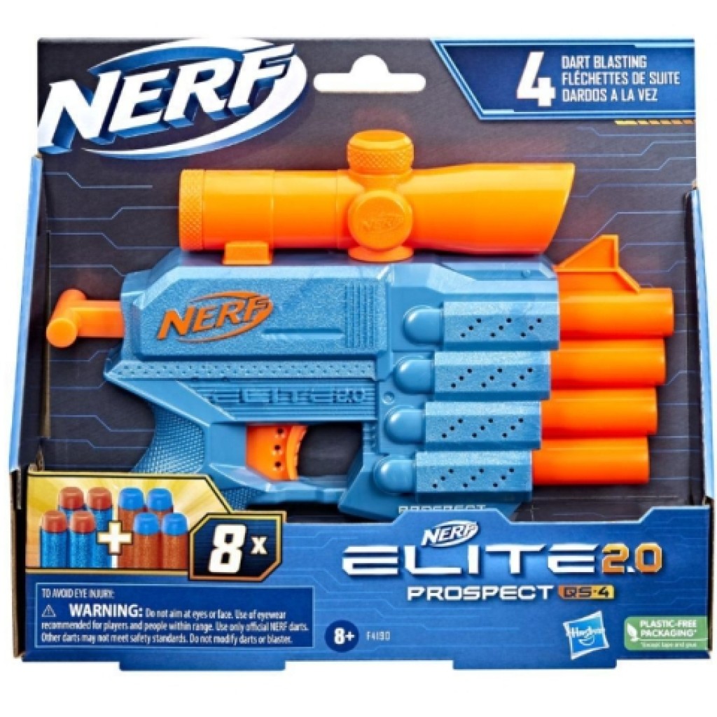 Nerf Elite 2.0 Prospect QS-4 Schaumstoffpistole - Hasbro Bild 1