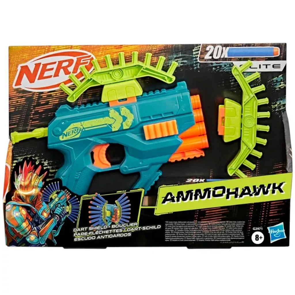 Nerf Elite Ammohawk Schaumstoffpistole - Hasbro Bild 1