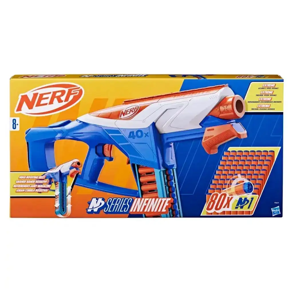 Nerf: N-Series: Unendlicher Schaumstoffblaster mit 80 Schuss - Hasbro Bild 1