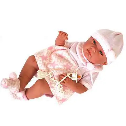 Neugeborenes Mädchen Baby im Sternenkleid 38cm Bild 1