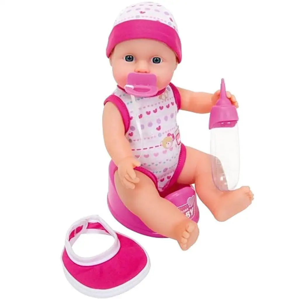 New Born pinkelndes Baby mit Zubehör - Simba Toys Bild 2