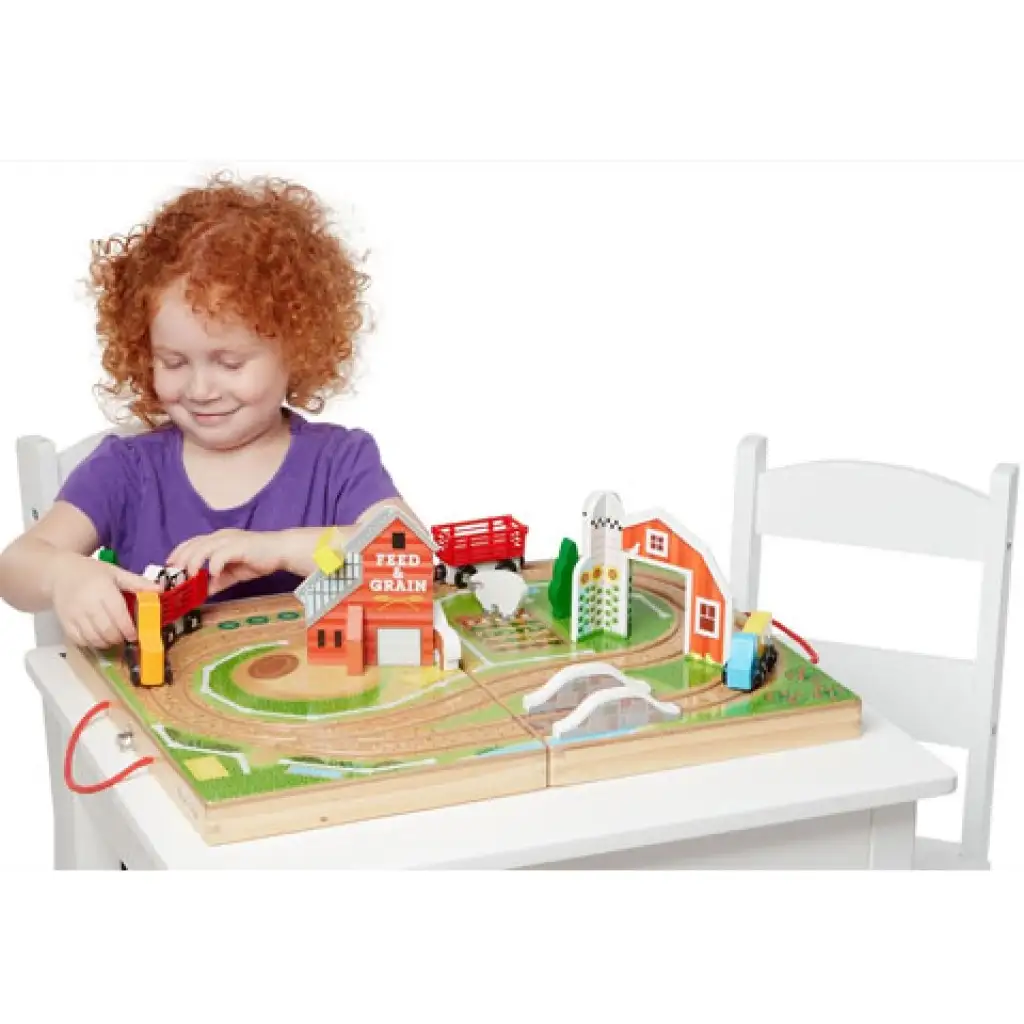 Nimm das Holzbauernhof-Spielset mit - Melissa & Doug Bild 2