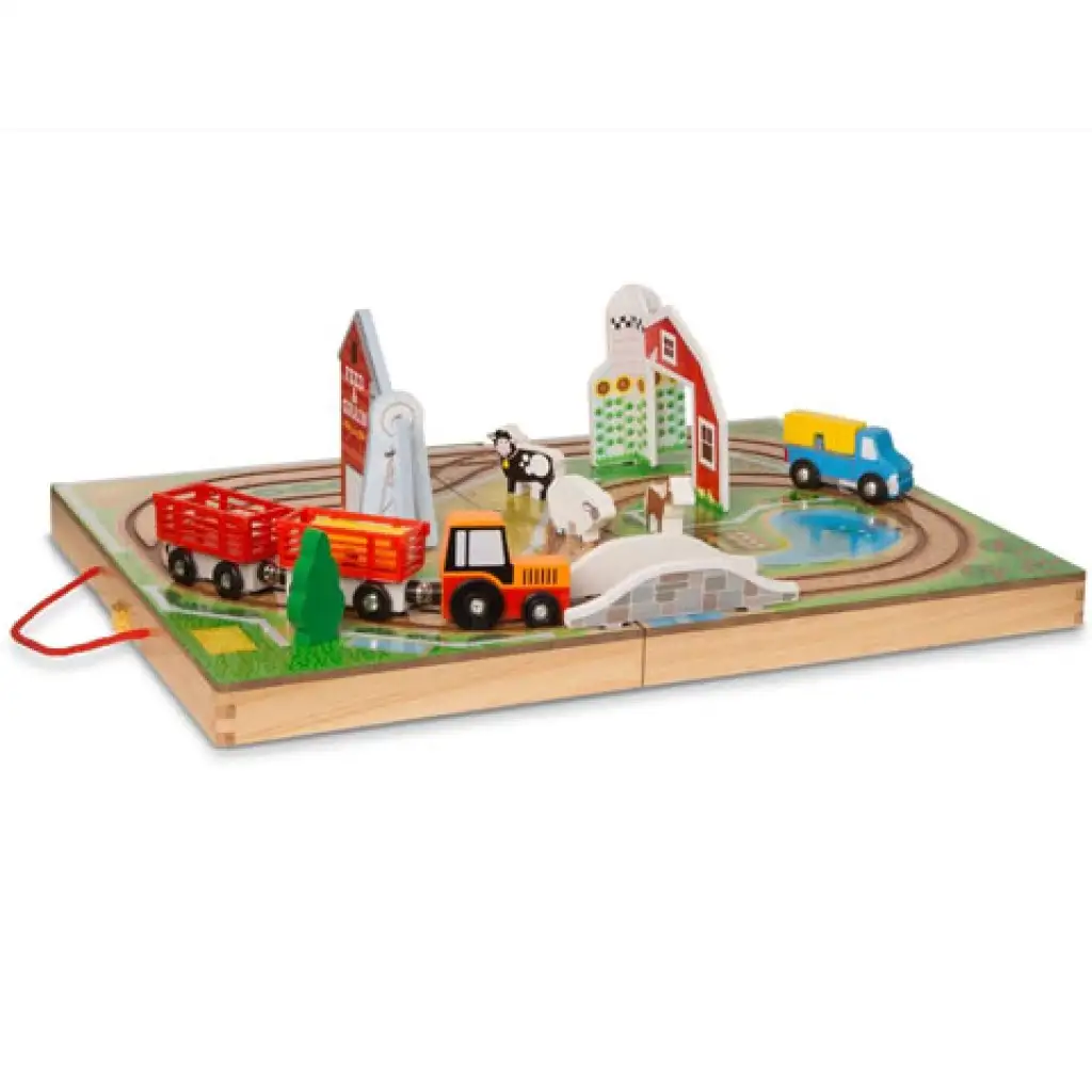 Nimm das Holzbauernhof-Spielset mit - Melissa & Doug Bild 1