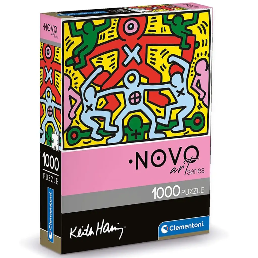 Novo Art: Keith Haring - Unbetiteltes Gemälde 1000-teilige Puzzle - Clementoni Bild 1