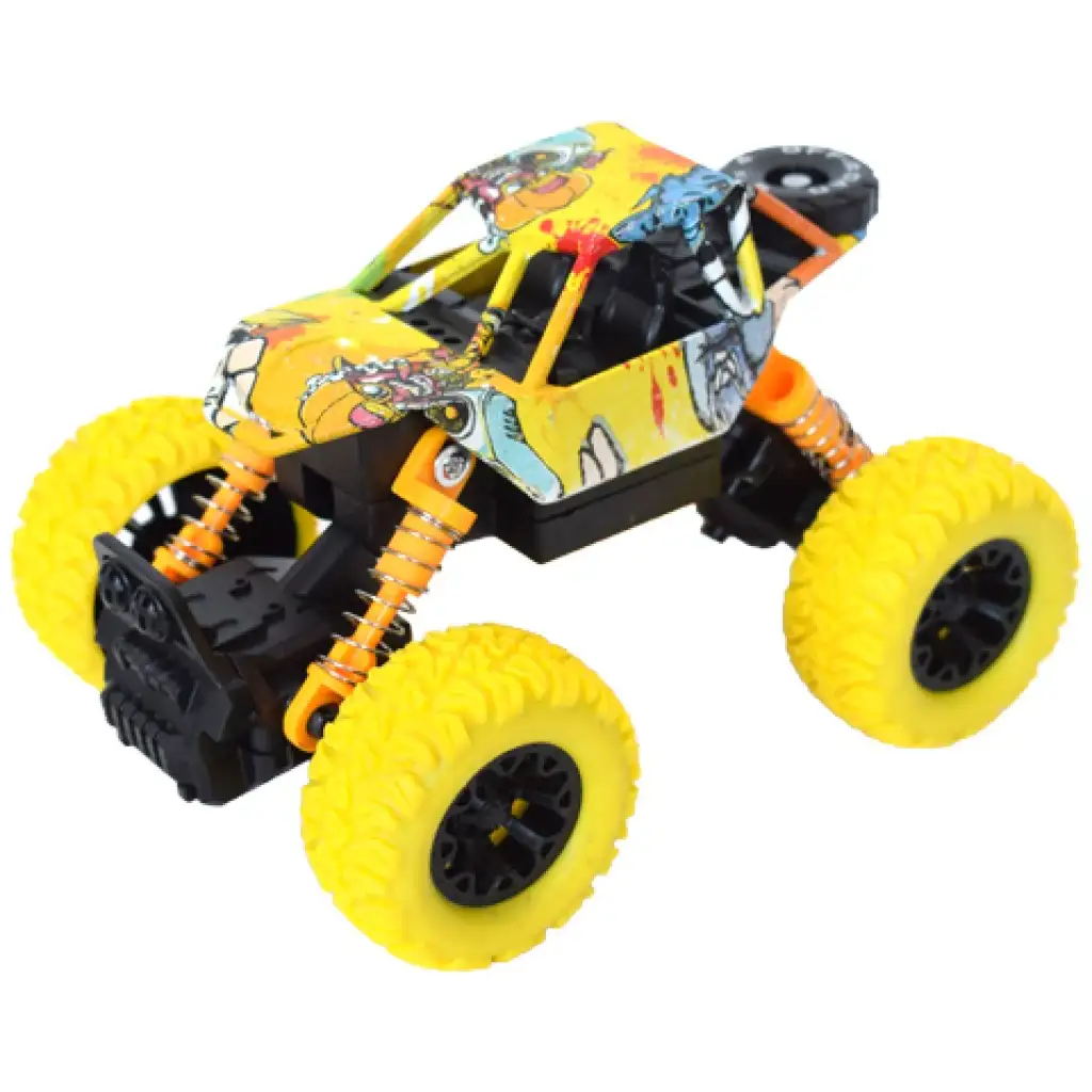Off-Road Rückziehauto gelbes Rallye-Auto 1/32 Bild 2