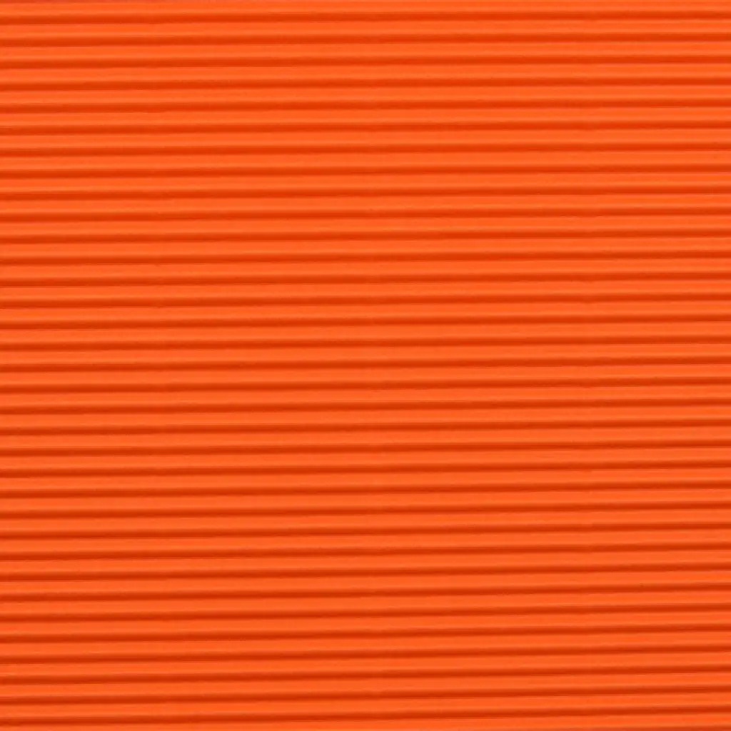 Orange 3D-Dekor-Wellpappe B2 50x70cm 1 Stk Bild 1
