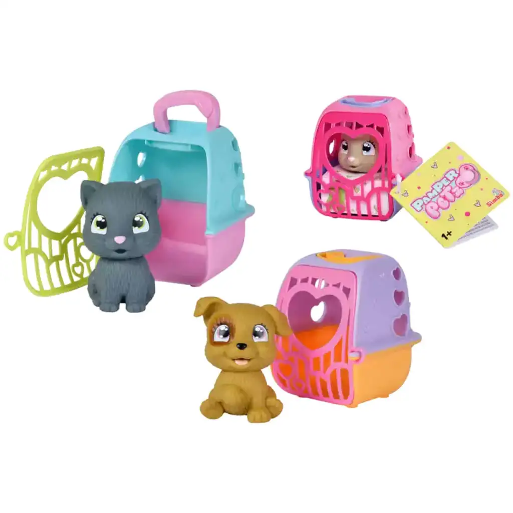 Pamper Petz: Mini adoptierbare Haustiere mit Tragebox - Simba Toys Bild 1