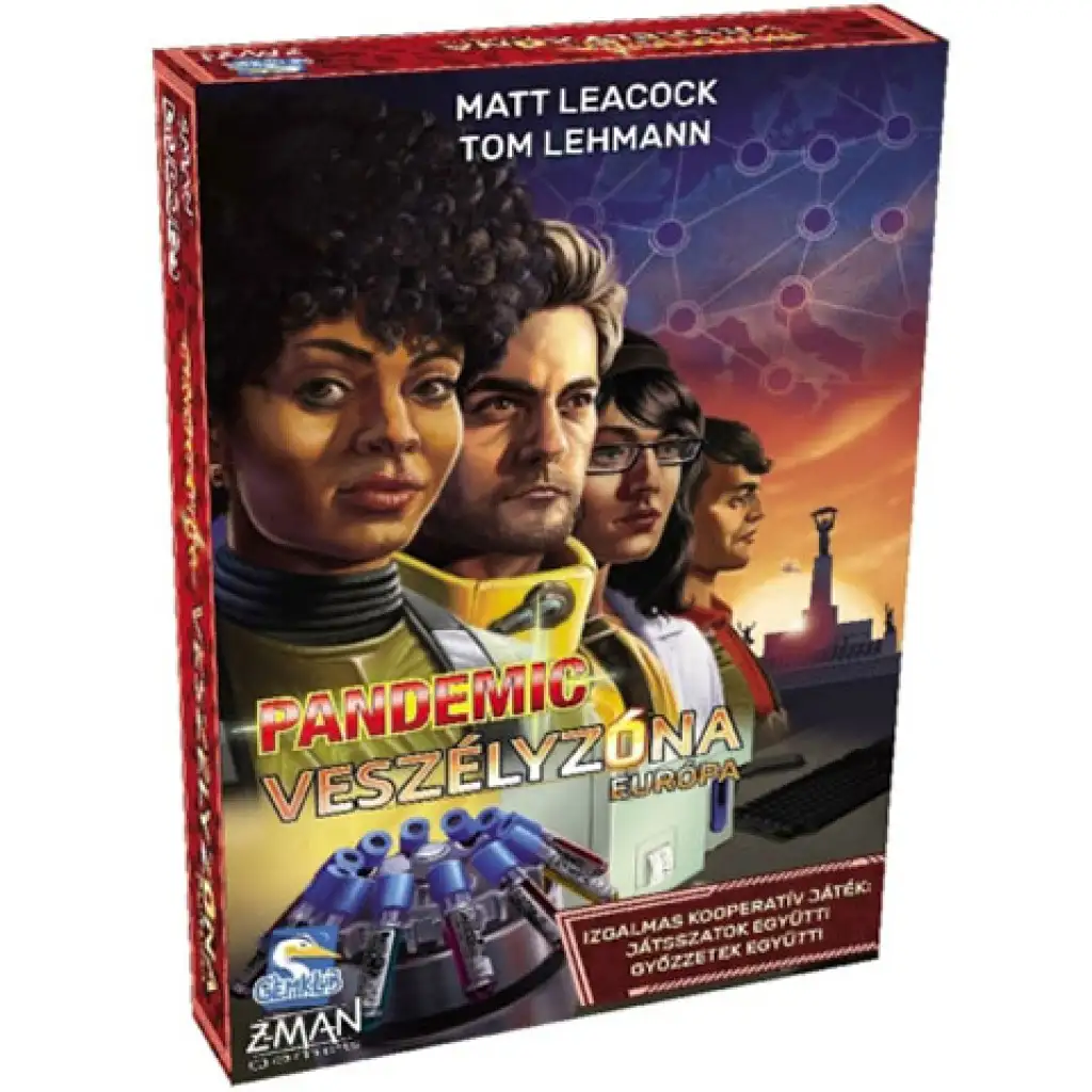 Pandemic: Gefahrenzone - Europa Brettspiel Bild 1