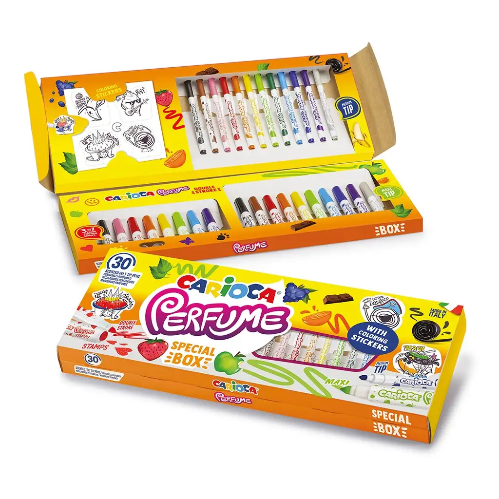 Parfüm Spezialbox 30er-Set mit Aufklebern - Carioca Bild 1