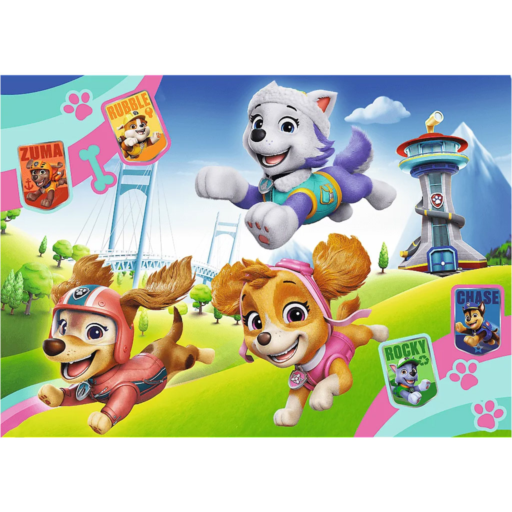 Paw Patrol 100-teiliges Glitzer-Puzzle - Trefl Bild 2