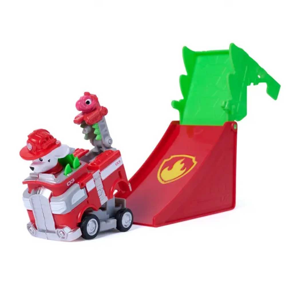 Paw Patrol Dino Kino - Umstürzendes Akrobatikfahrzeug Marshall - Spin Master Bild 3