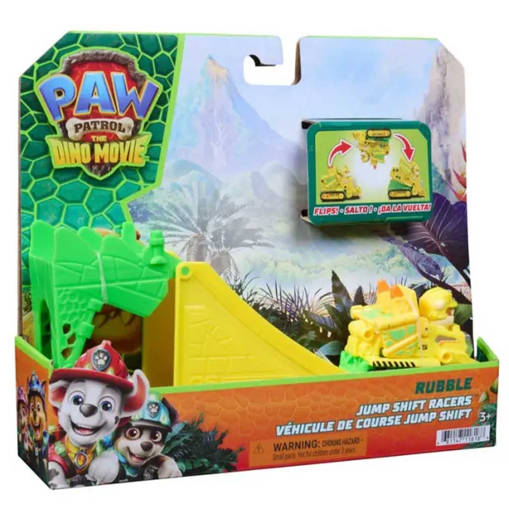 Paw Patrol Dino Movie - Umstürzende Akrobatikfahrzeuge Rubble - Spin Master Bild 1