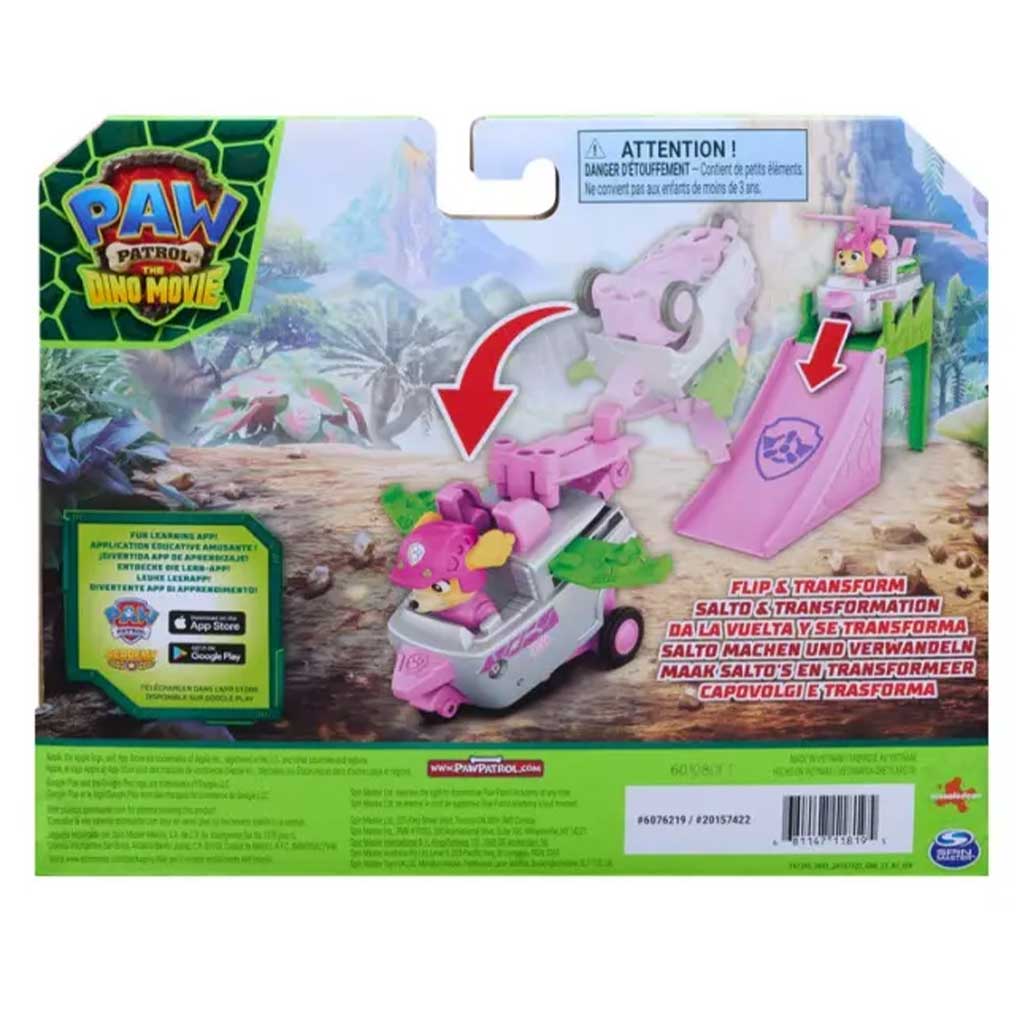 Paw Patrol Dino Movie - Umstürzende Akrobatikfahrzeuge Skye - Spin Master Bild 2