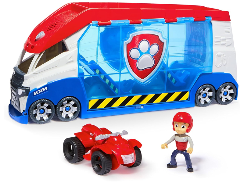 Paw Patrol: Einsatz-Team-Transporter mit Sound, Ryder-Figur und Fahrzeug - Spin Master Bild 2