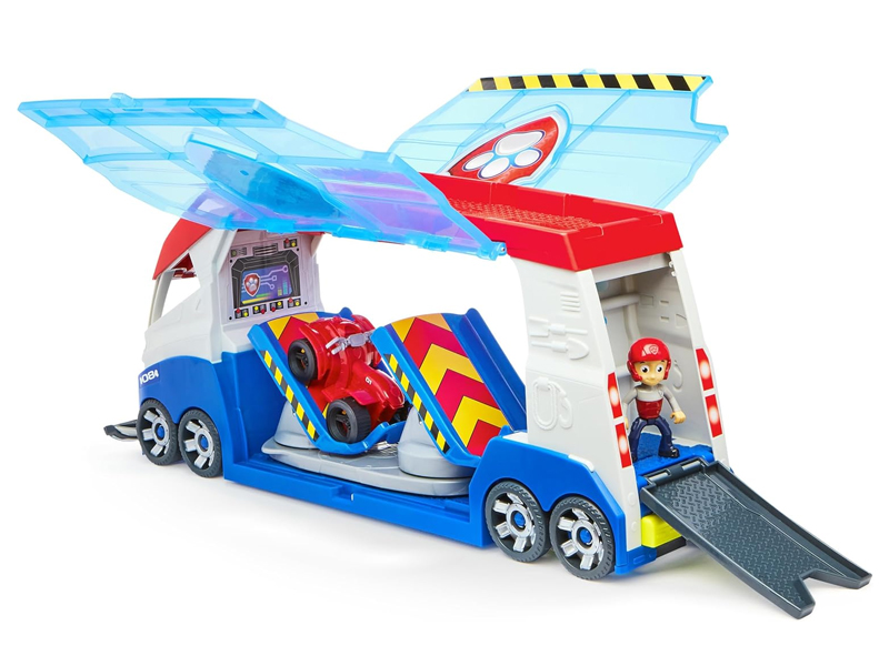 Paw Patrol: Einsatz-Team-Transporter mit Sound, Ryder-Figur und Fahrzeug - Spin Master Bild 5