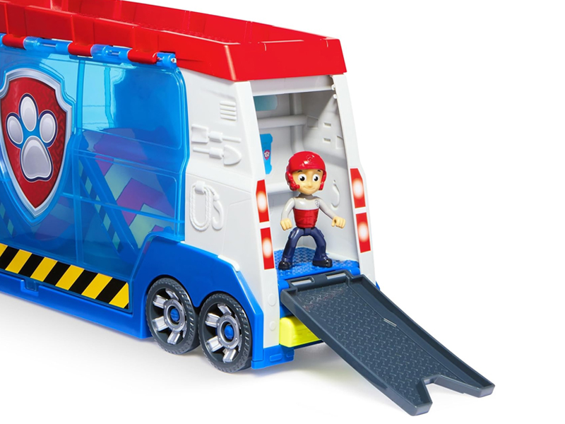 Paw Patrol: Einsatz-Team-Transporter mit Sound, Ryder-Figur und Fahrzeug - Spin Master Bild 6