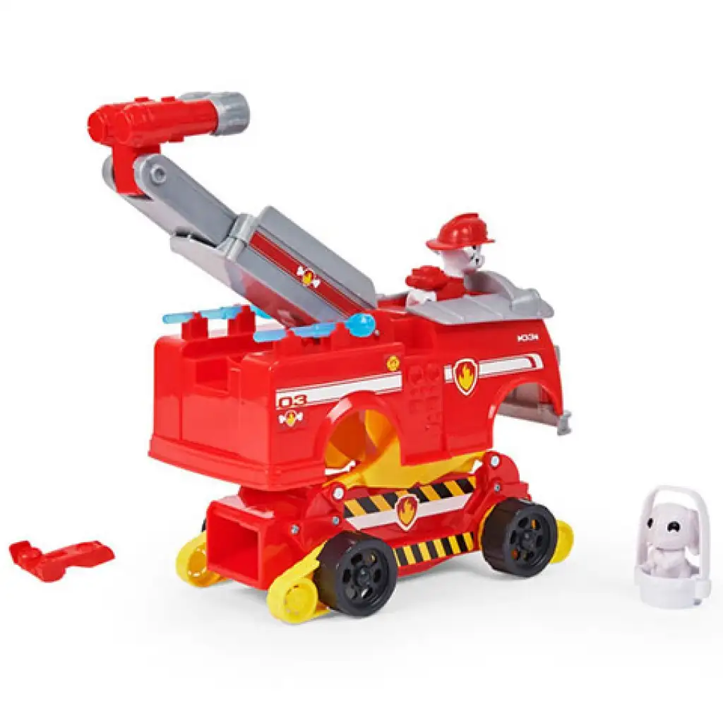 Paw Patrol: Rise and Rescue Marshall Verwandlungsfahrzeug mit Figur - Spin Master Bild 3