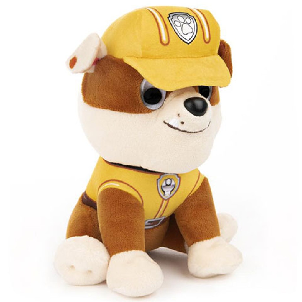 Paw Patrol: Rubble 15cm Plüschfigur - Spin Master Bild 1