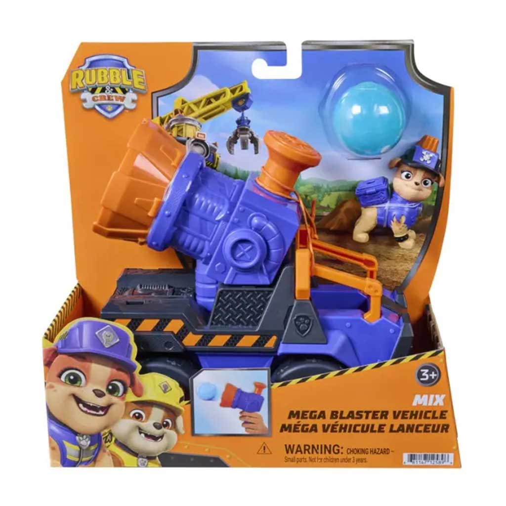 Paw Patrol Rubble und sein Team Mix Abschussfahrzeug Spielset - Spin Master Bild 1