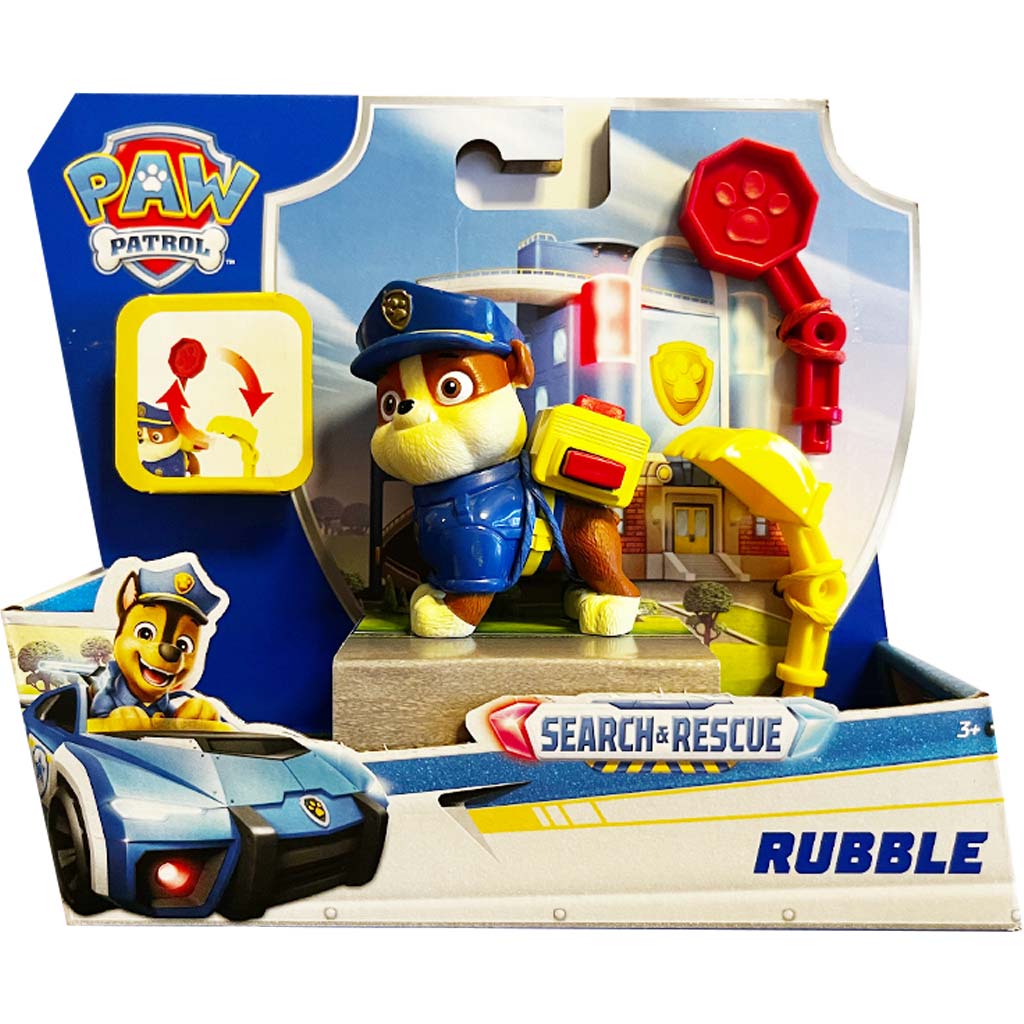 Paw Patrol: Such- & Rettungs Rubble Hund mit Zubehör - Spin Master Bild 1
