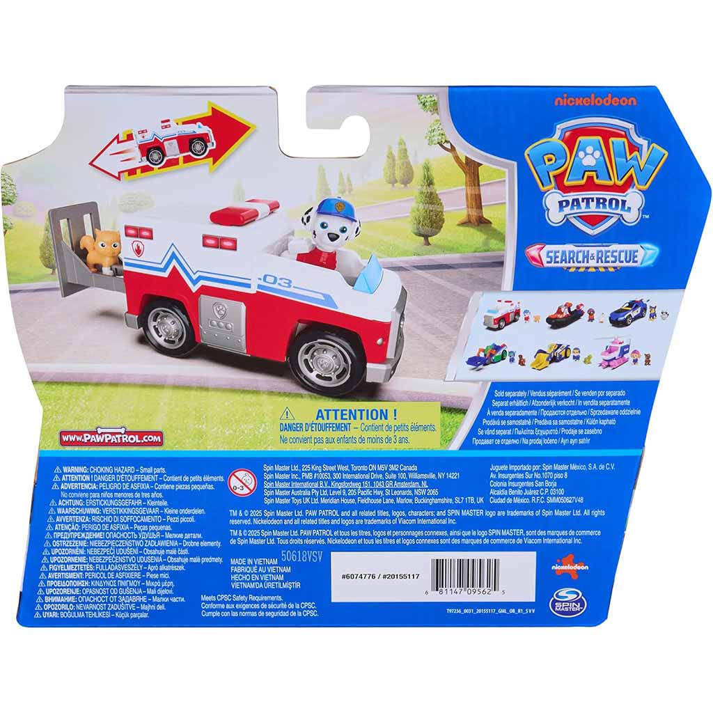 Paw Patrol: Such- & Rettungs-Rückzieh-Marshall-Fahrzeug mit Figur - Spin Master Bild 2
