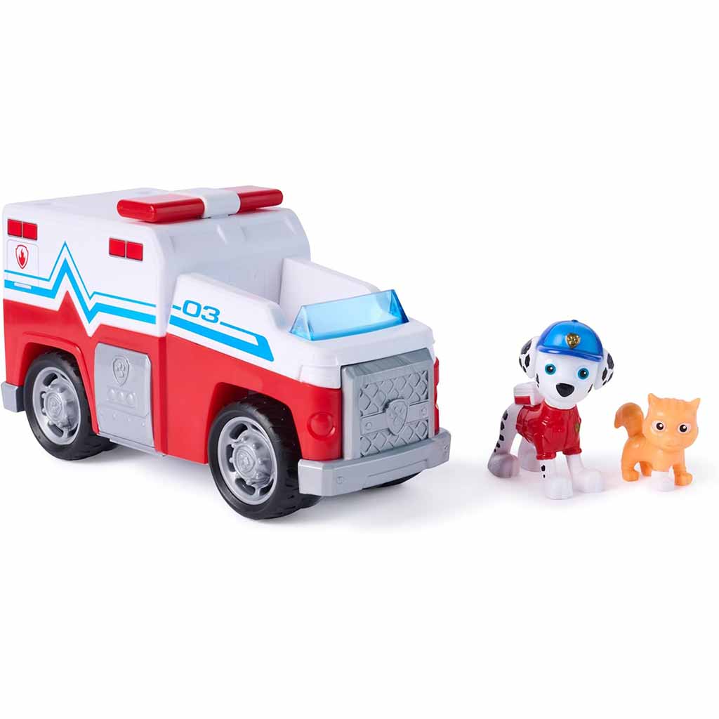 Paw Patrol: Such- & Rettungs-Rückzieh-Marshall-Fahrzeug mit Figur - Spin Master Bild 3