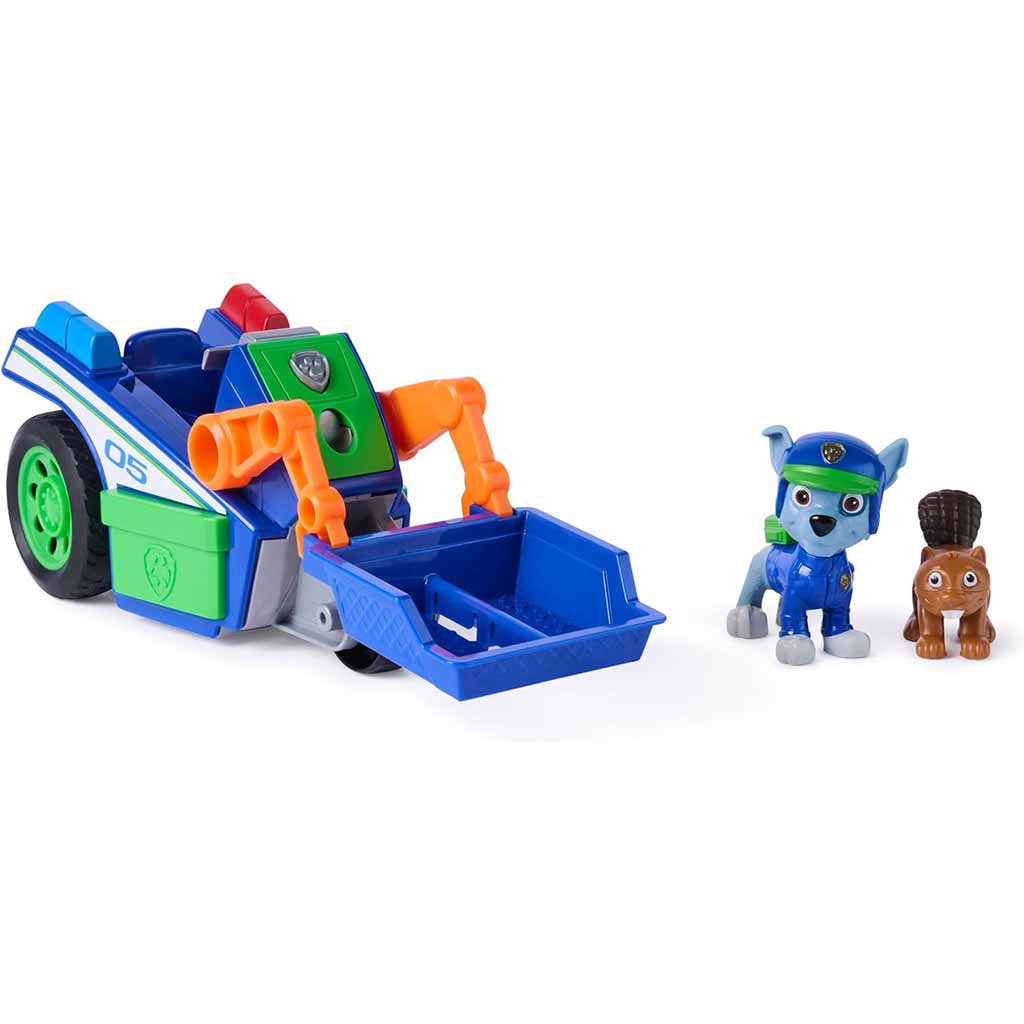 Paw Patrol: Such- & Rettungs-Rückzieh-Rocky-Fahrzeug mit Figur - Spin Master Bild 3