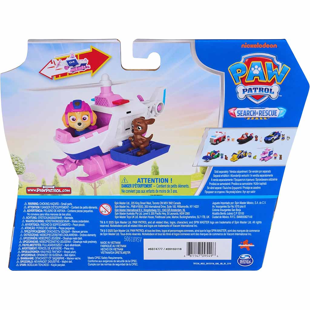 Paw Patrol: Such- & Rettungsfahrzeug mit Skye Figur - Spin Master Bild 2