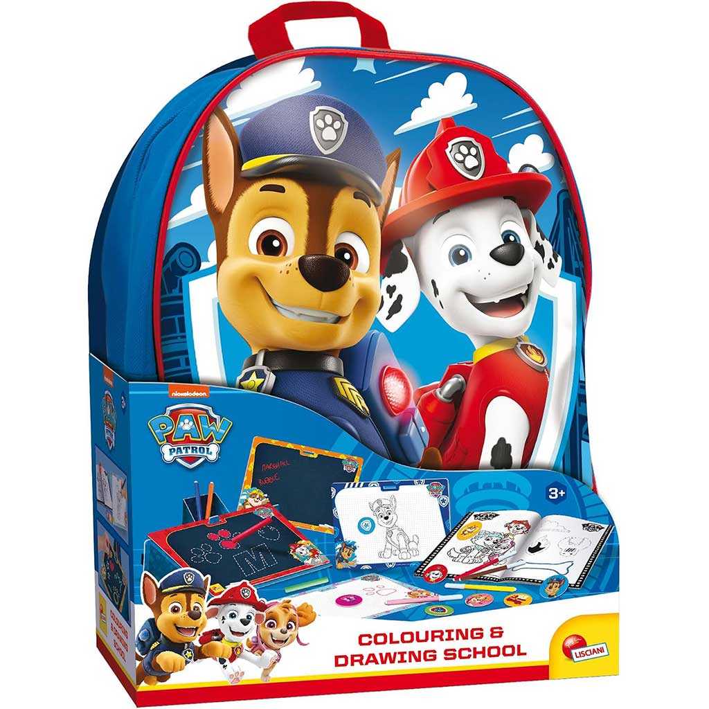 Paw Patrol Zeichen Schule Rucksack - Lisciani Bild 1