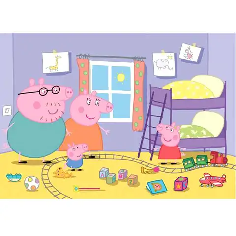 Peppa Wutz 60 Teile Maxi Puzzle - Clementoni Bild 2