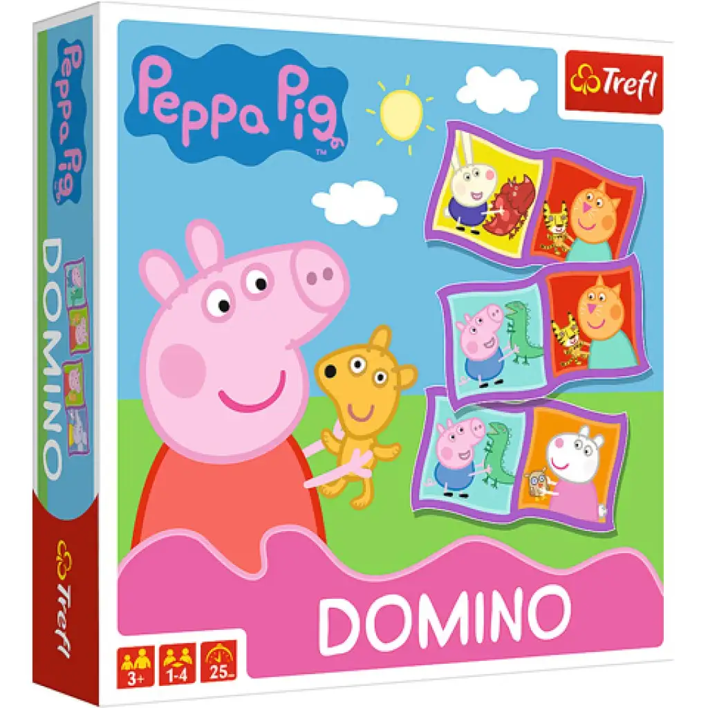 Peppa Wutz Domino - Trefl Bild 1