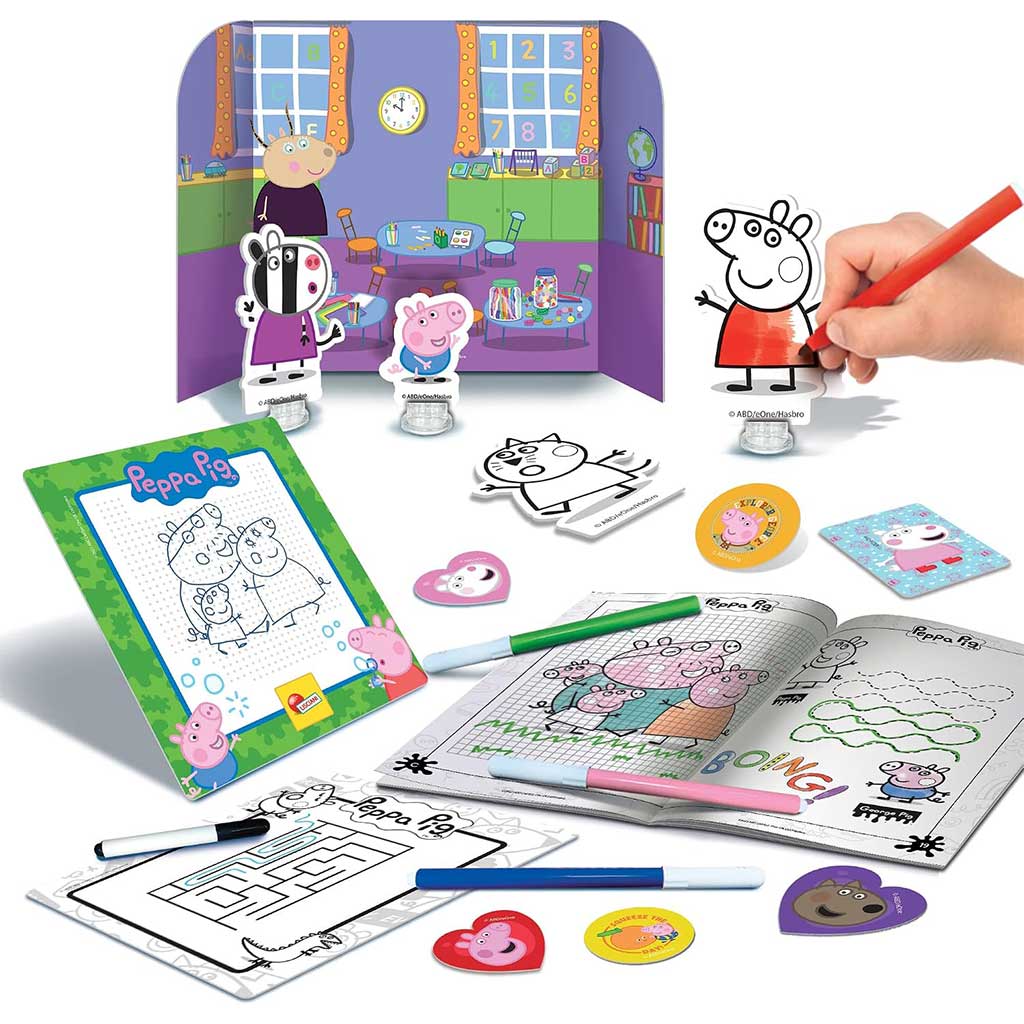 Peppa Wutz Zeichenschule Rucksack - Lisciani Bild 2