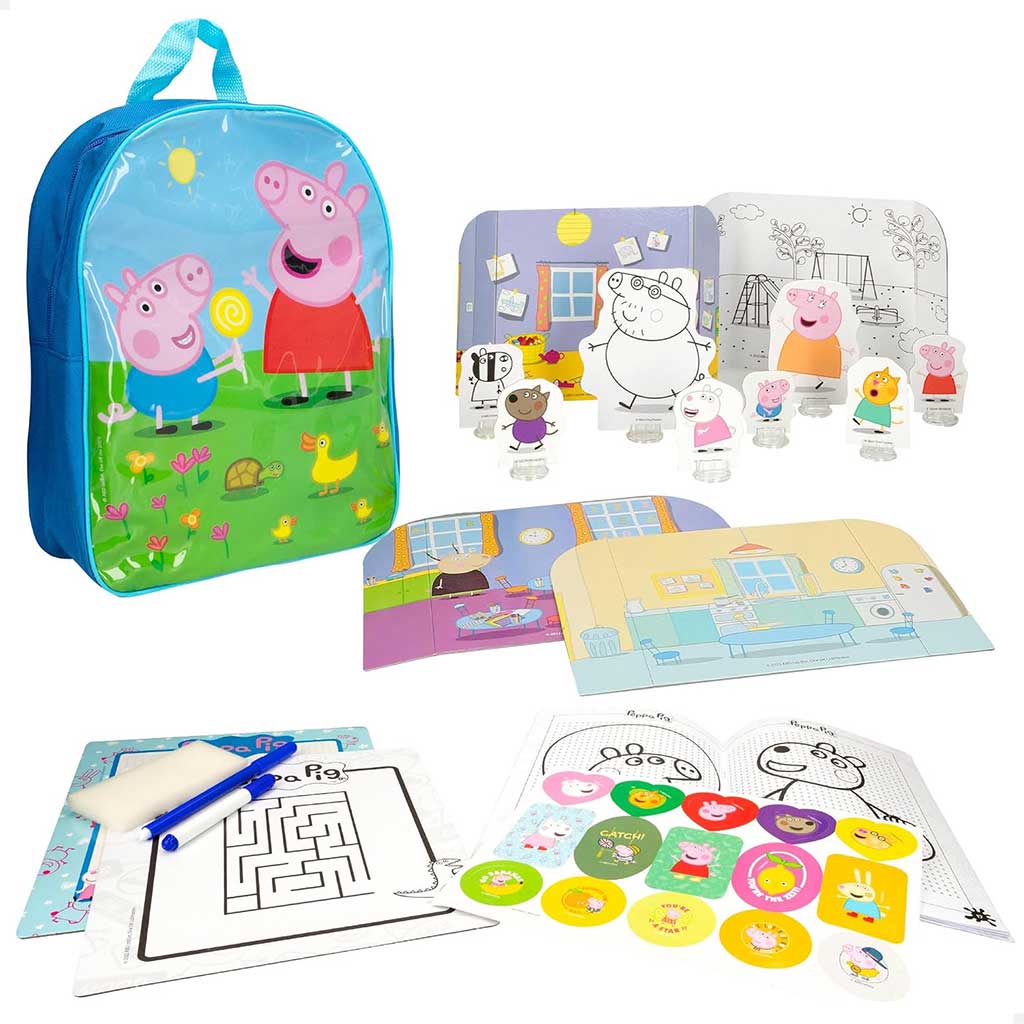Peppa Wutz Zeichenschule Rucksack - Lisciani Bild 3