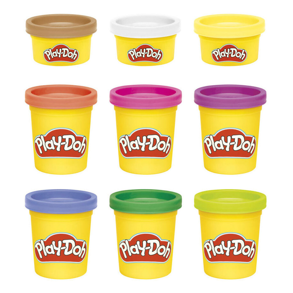 Play-Doh: 9er Set mit Dosen Knetmasse 425 g - Hasbro Bild 2