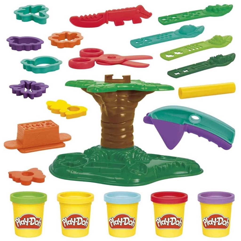 Play-Doh: Baumkrone Kreationen Knetset 5 Stück mit Dosen und weiteren Zubehör - Hasbro Bild 3