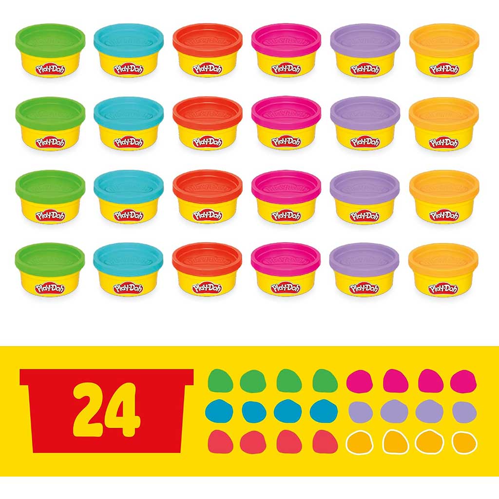 Play-Doh: Partyspielset 24 Stück mit Knete und Zubehör - Hasbro Bild 4