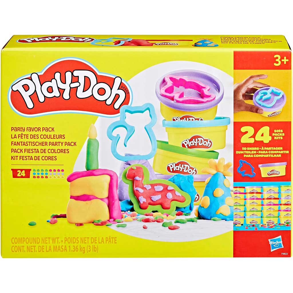 Play-Doh: Partyspielset 24 Stück mit Knete und Zubehör - Hasbro Bild 1