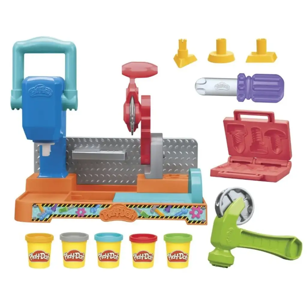 Play-Doh: Stamp'N'Saw Werkbank Spielset - Hasbro Bild 2