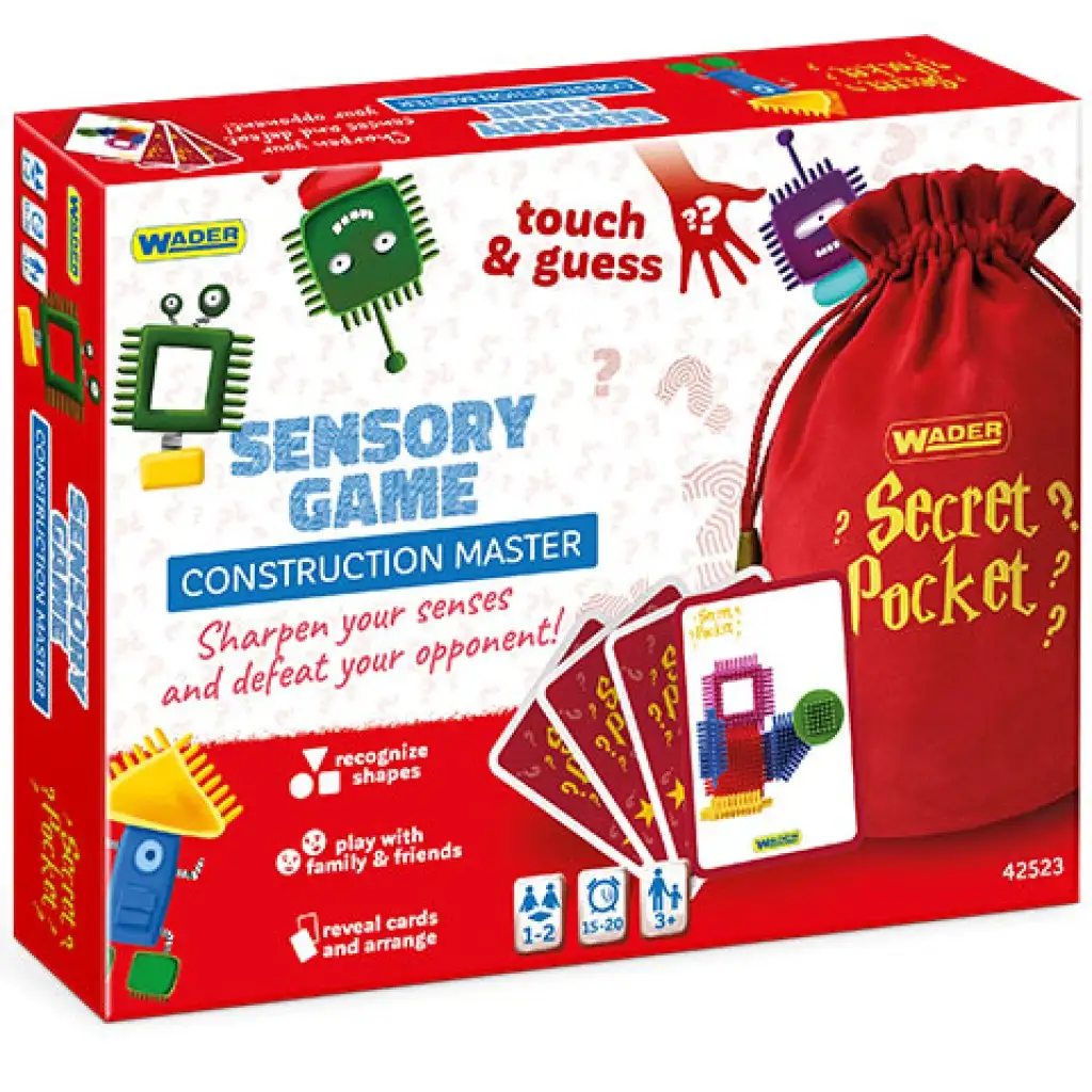 Play & Fun: Secret Pocket - Geheimtasche Baumeister Brettspiel Bild 2