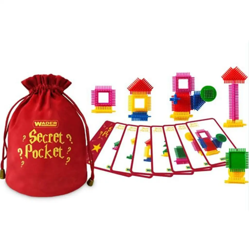 Play & Fun: Secret Pocket - Geheimtasche Baumeister Brettspiel Bild 1