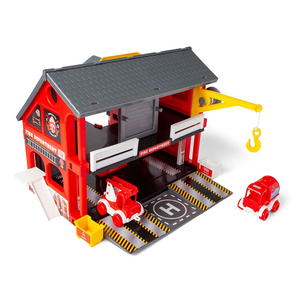 Spielhaus: Feuerwehrspielset mit Fahrzeugen - Wader Bild 2