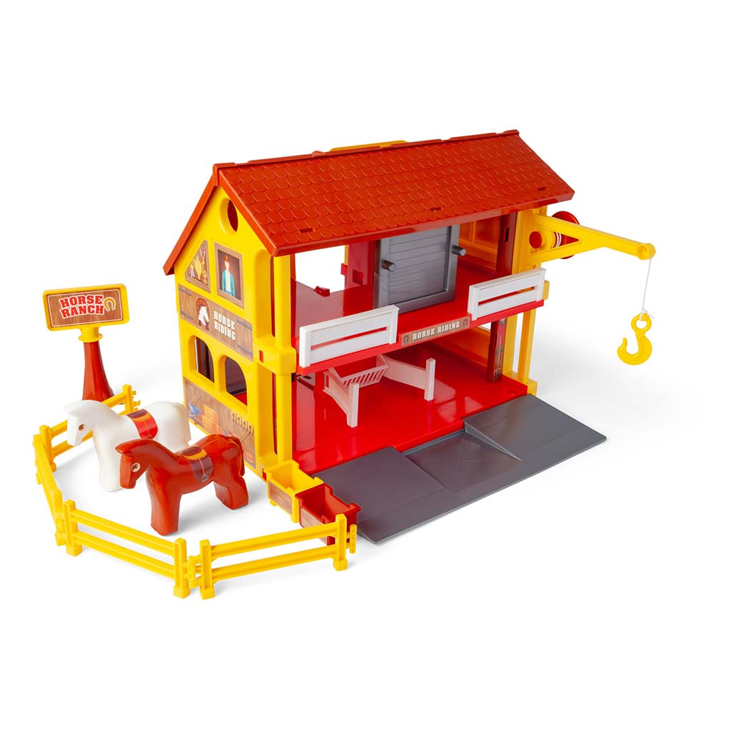 Spielhaus: Reiterhof Spielset mit Pferden - Wader Bild 2