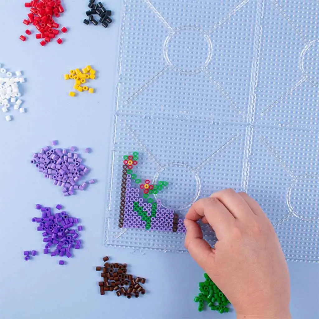 PlayBox: 5mm MIDI Steckplatte für bügelbare Perlen, 2er-Pack Bild 2