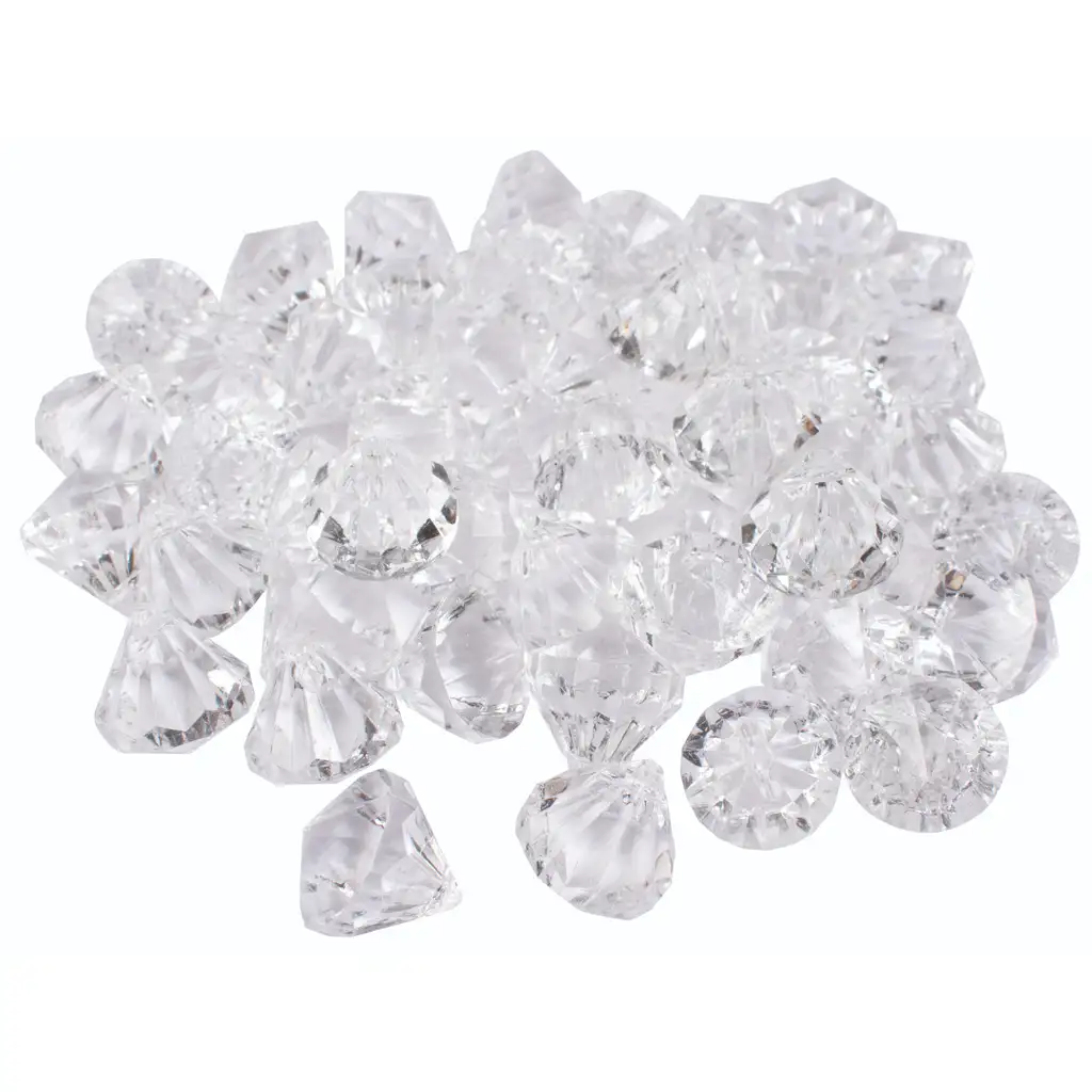 PlayBox: 50 Stück Kunststoffkristall-Set 3,7 cm Bild 1