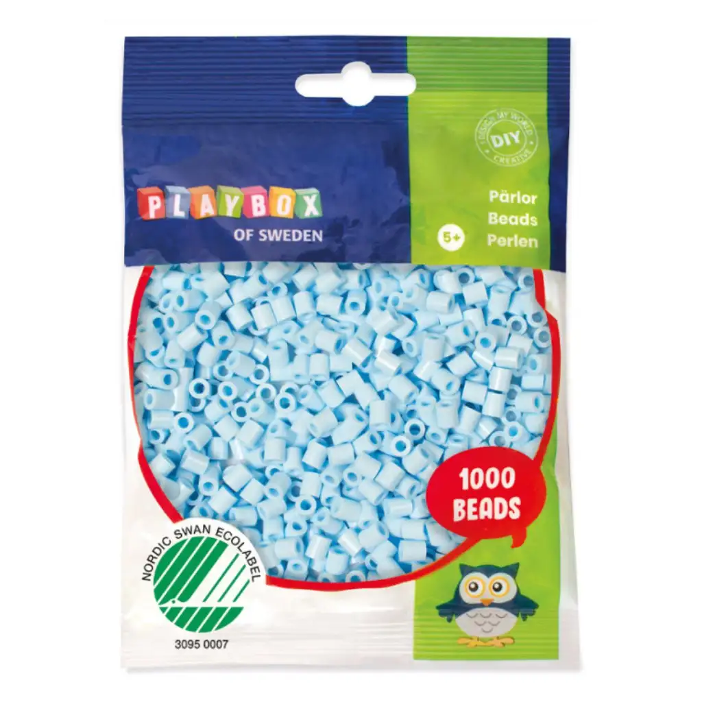 PlayBox: 5mm MIDI bügelperlen 1000er Pack in Eisblau Bild 1