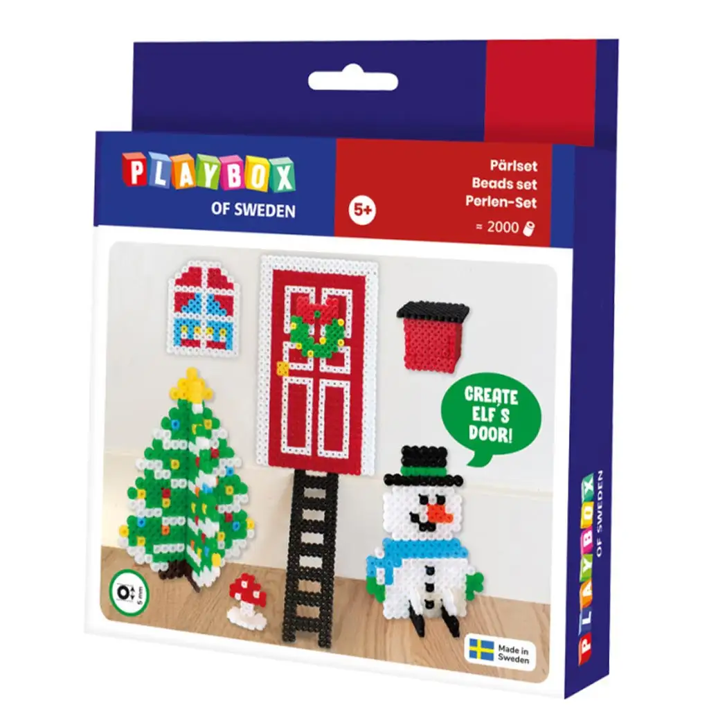 PlayBox: 5mm MIDI Bügelperlen 2000er Set - Weihnachtsstimmung Bild 1