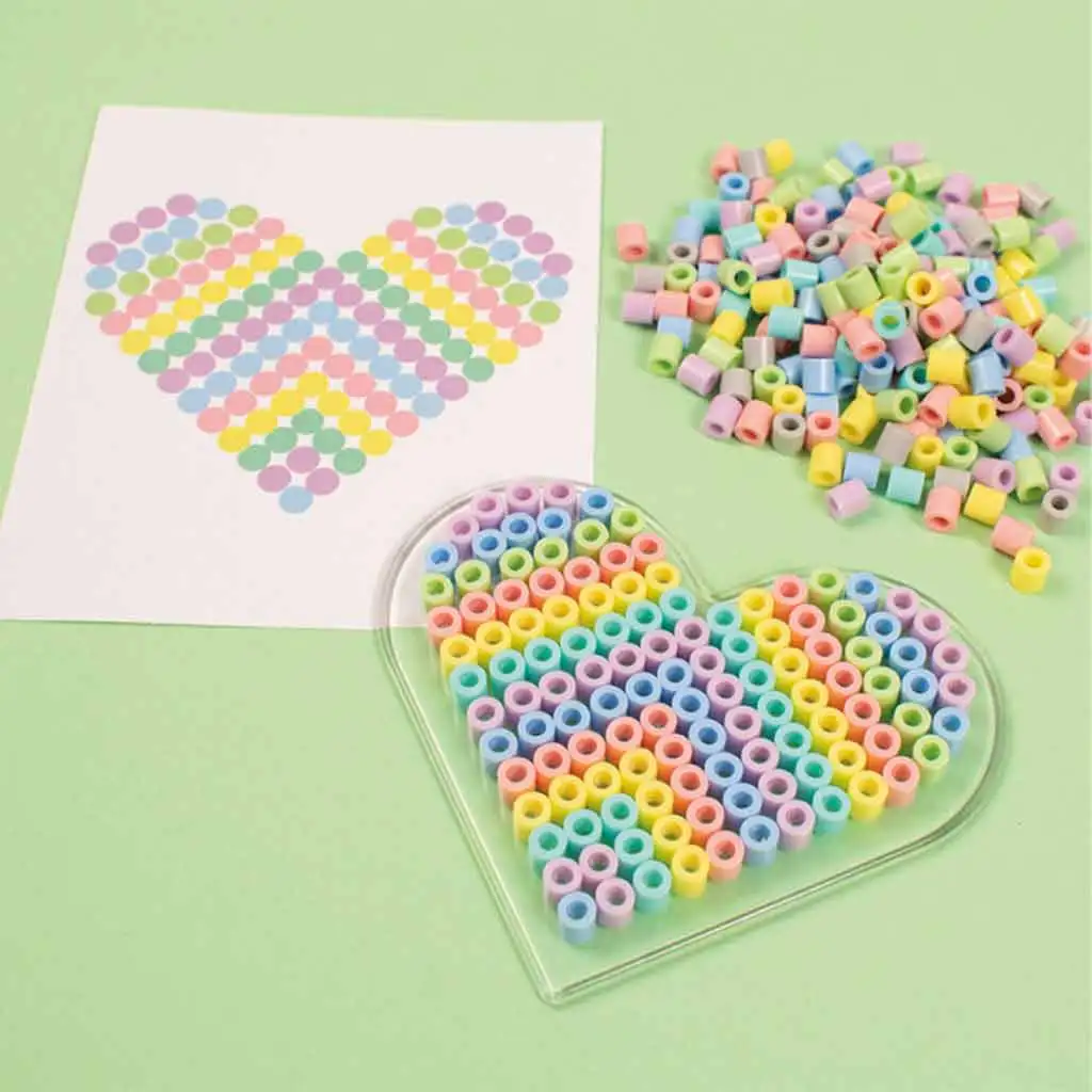PlayBox: 5mm MIDI Bügelperlen - Pastellfarben 1000er Packung Bild 3
