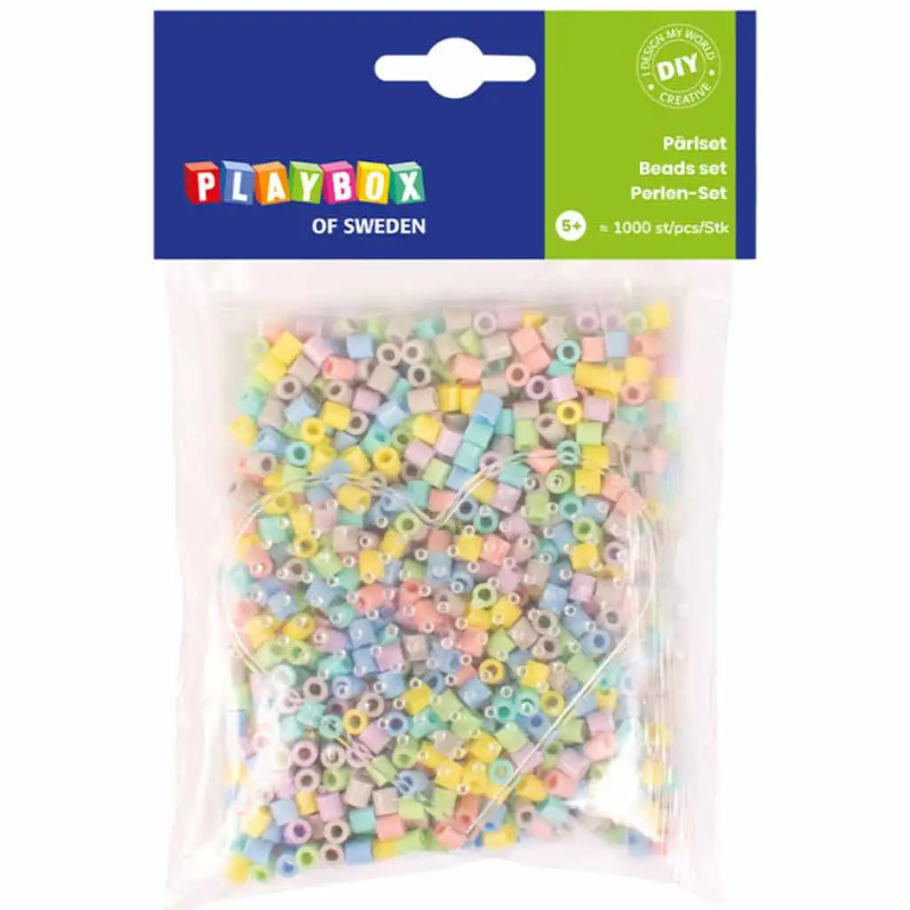 PlayBox: 5mm MIDI Bügelperlen - Pastellfarben 1000er Packung Bild 1