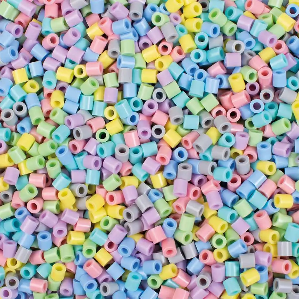 PlayBox: 5mm MIDI Pastellfarbene Bügelperlen-Set im Eimer, 10.000 Stück Packung Bild 2