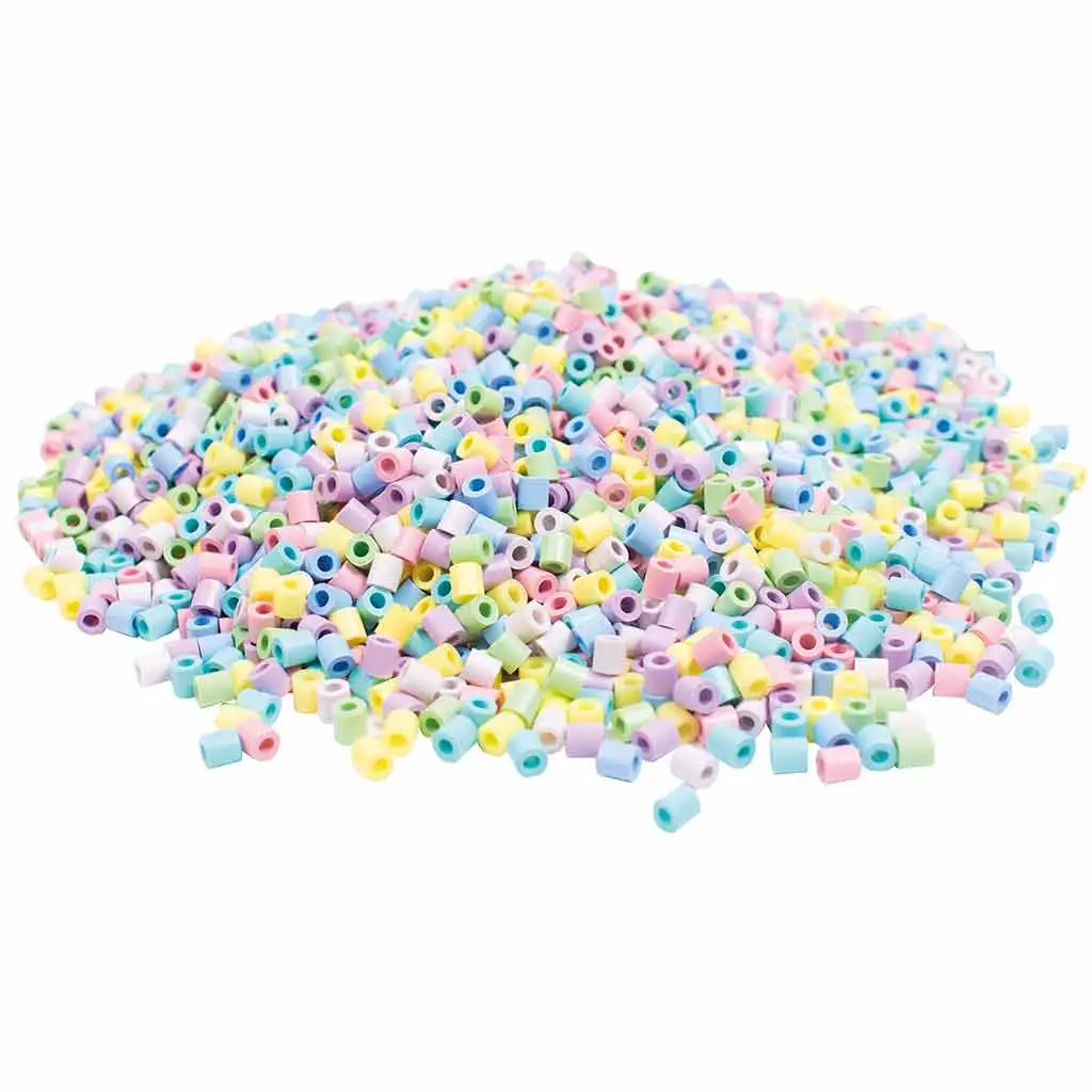 PlayBox: 5mm MIDI Pastellfarbene Bügelperlen-Set im Eimer, 10.000 Stück Packung Bild 3